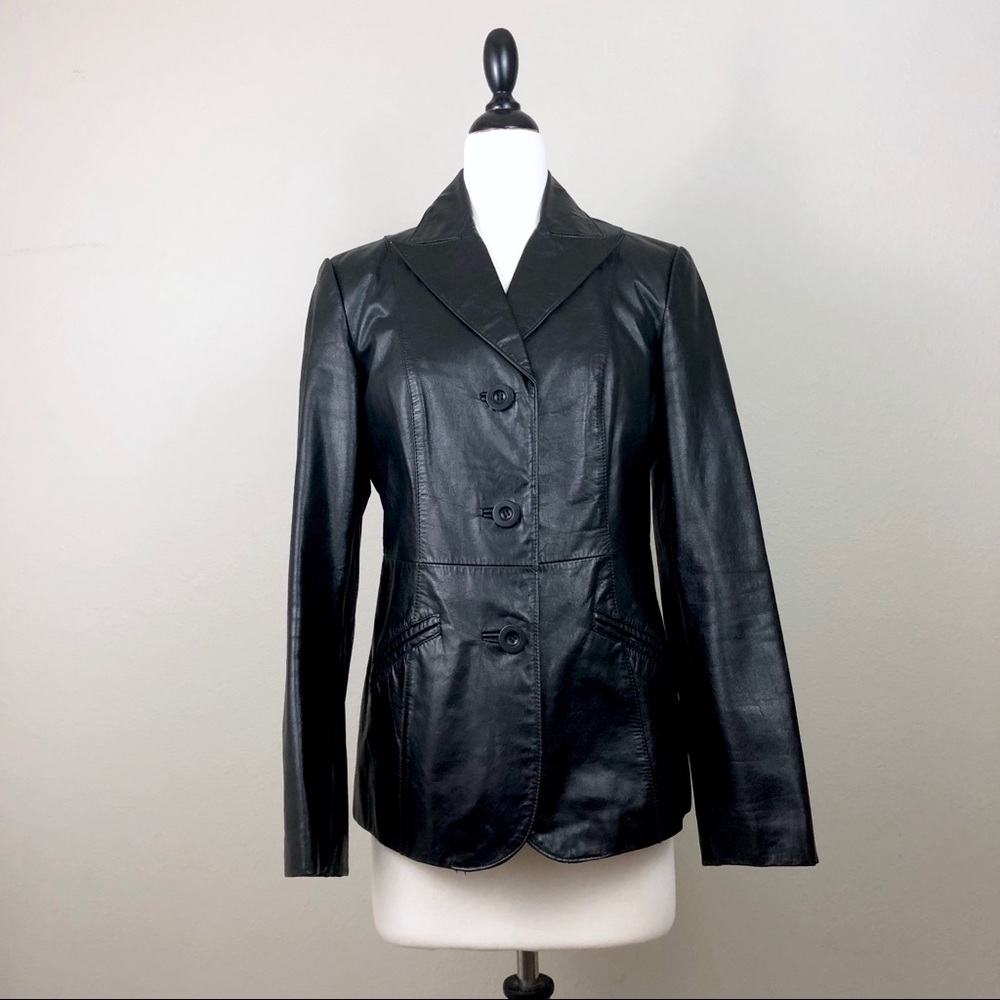 Guess 100% Genuine Leather Jacket